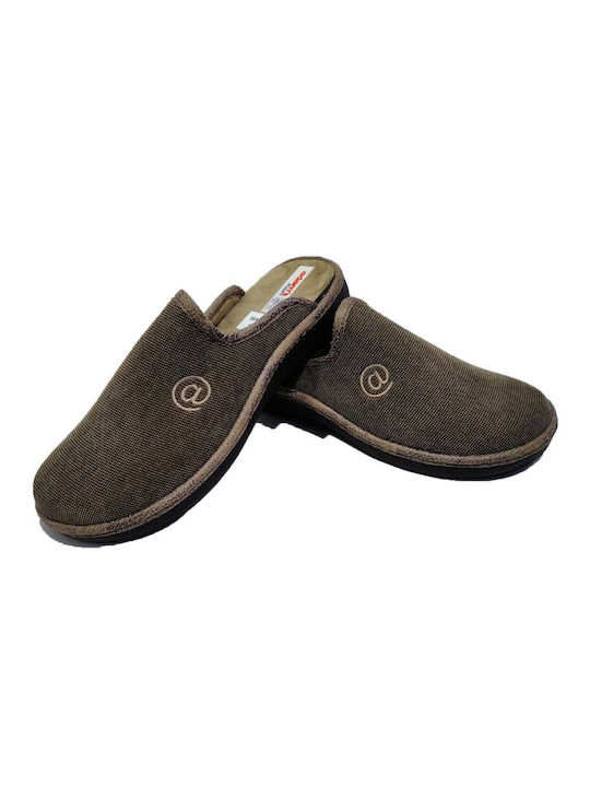 Adam's Shoes Men's Slipper Brown