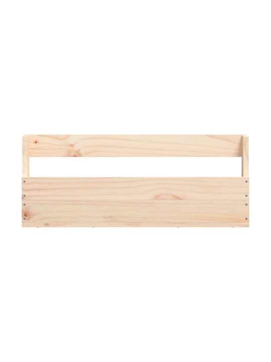 Παπουτσοθήκη από Μασίφ Ξύλο με 1 Ράφι 59x9x23cm