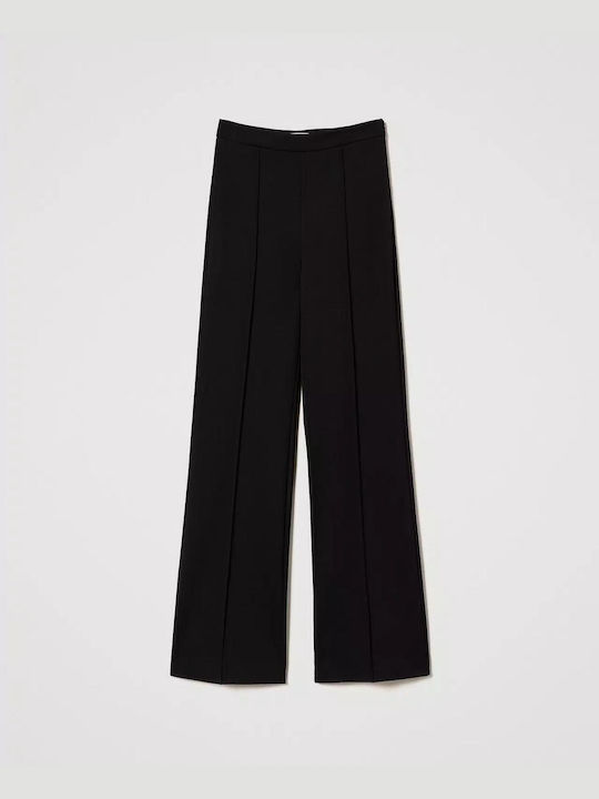 Twinset Women's Fabric Trousers Black