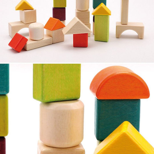 New Selection Wooden Building Blocks Base for 1.5+ Years 30 Pieces