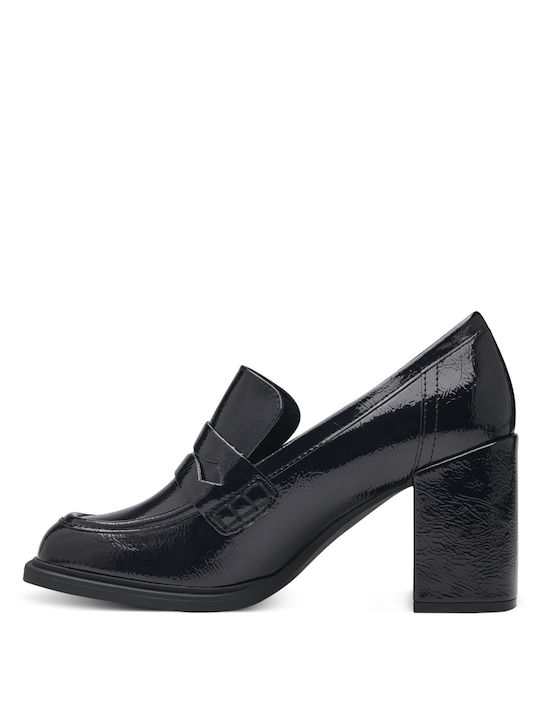 Marco Tozzi Patent Leather Black High Heels