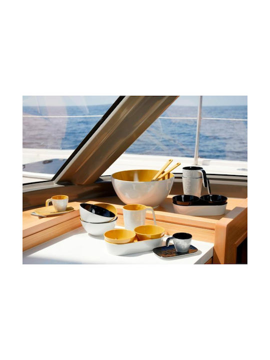 Marine Business Cereal Serving Bowl Round made of Melamine White with Diameter 13cm 6pcs