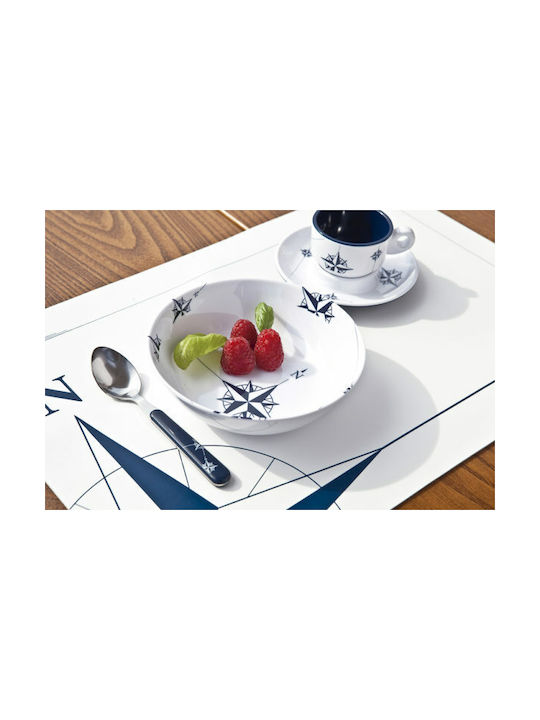 Marine Business Serving Bowl Round made of Melamine White with Diameter 13.5cm 6pcs