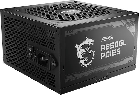 MSI MAG A850GL PCIE5 850W Black Computer Power Supply Full Modular 80 Plus Gold