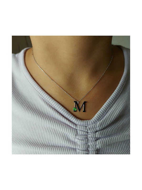 Ηώς Silver Chain Kids Necklaces Monogram MG146