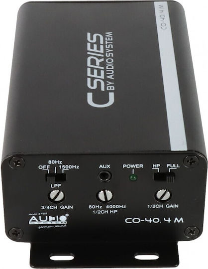 Audio System Ενισχυτής Αυτοκινήτου 4 Καναλιών
