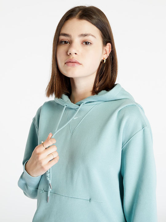 Nike Φούτερ Πράσινο με Κουκούλα