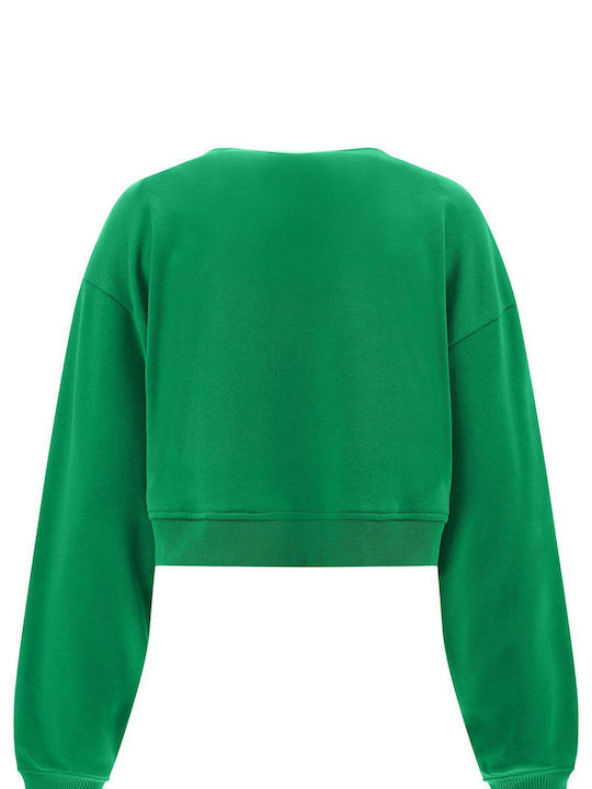 Freddy Women's Cropped Sweatshirt Green