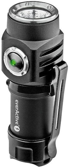 everActive Rechargeable Flashlight LED Waterproof IP66 with Maximum Brightness 500lm Black