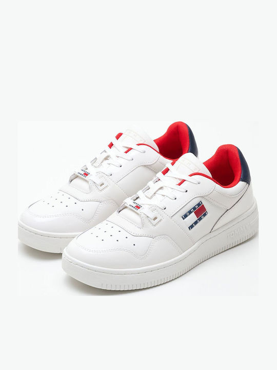 Retro Basket Sneakers White