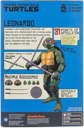 The Loyal Subjects Teenage Mutant Ninja Turtles Leonardo Action-Figur 13cm