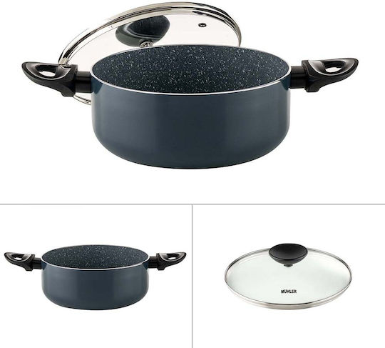 Muhler Nia Βαθιά Κατσαρόλα από Αλουμίνιο 3.1lt / 22cm Muhler Nia Βαθιά Κατσαρόλα από Αλουμίνιο 3.1lt / 22cm