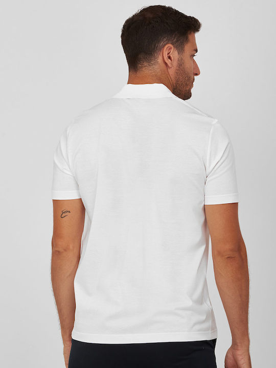 Name Polo Shirt White COTTON MONOCHROME EVENING, ALL DAY, CASUAL, BUSINESS