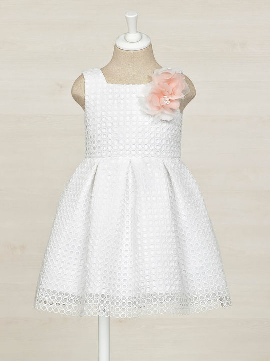 Abel & Lula Kids Dress White