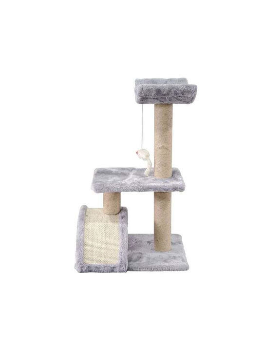 Animal Cat Scratching Post Cat Trees Gray 32x40x65cm. 3 Levels