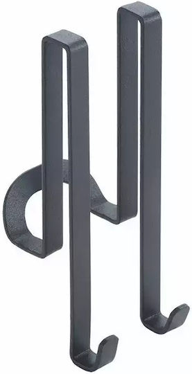 Metaltex Haken Badezimmer Doppelt Schrauben Silber