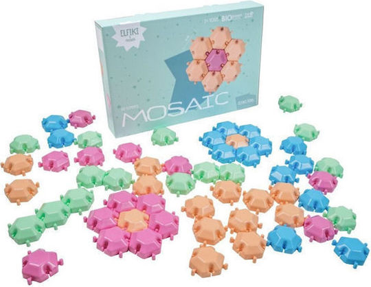 Elfiki Plastic Construction Toy Flower Mosaic for Children 1++ Years