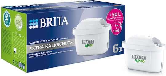 Brita Ανταλλακτικό Φίλτρο Νερού για Κανάτα Maxtra Pro Extra Lime Protection 6τμχ