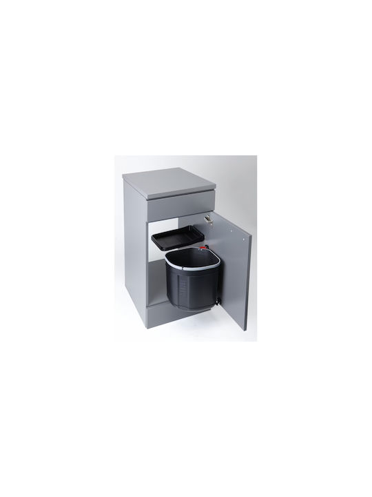 Franke Sorter Min Waste Bin Waste Plastic for Cabinet Gray 17.5lt 1pcs