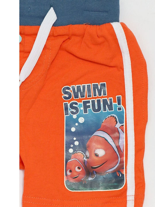 Παιδικό Σορτς/Βερμούδα Υφασμάτινο Finding Nemo Πορτοκαλί