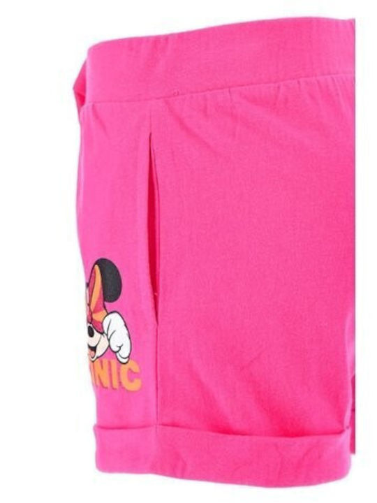 Kids' Shorts/Bermudas Fabric Minnie Mouse Fuchsia