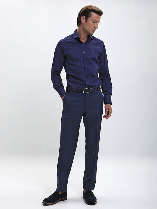 Modern Fit Trousers in Light Blue Vardas Light Blue