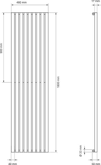 ECD Germany Stella Internal Loop Panel Radiator Body