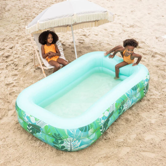 Swim Essentials Детски Басейн 350л Надуваем 211x132x46см Зелен