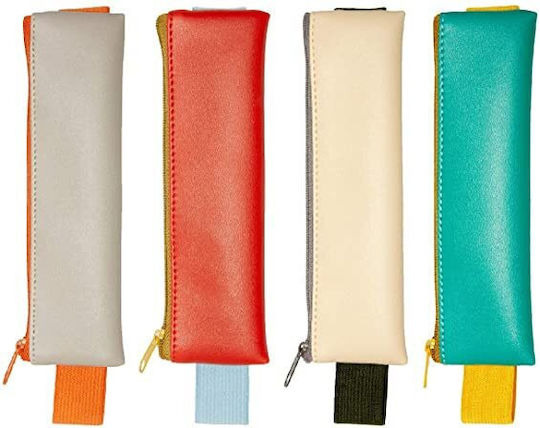 Kikkerland Pencil Case Barrel Beige