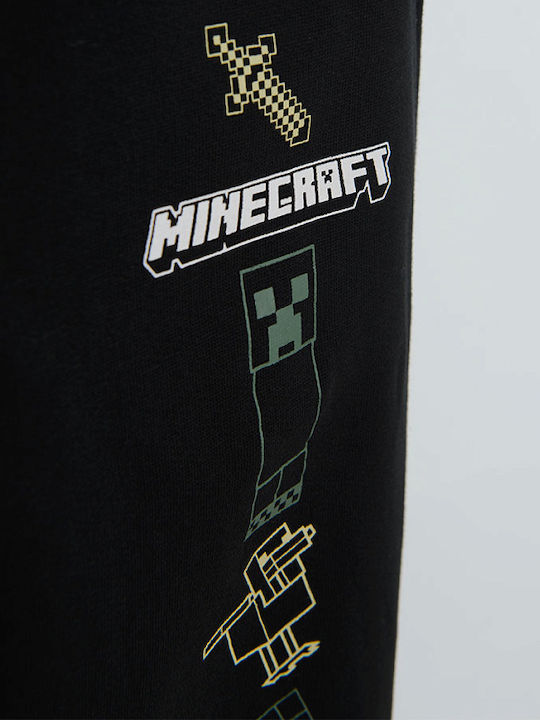 Kids Sweatpants Black 1pcs