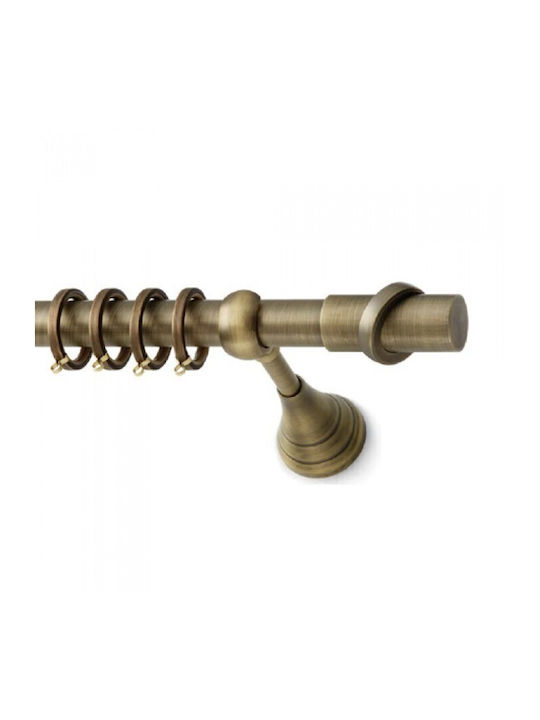 Anartisi Metallic Curtain Pole S14 Single Φ25mm 200cm Antique