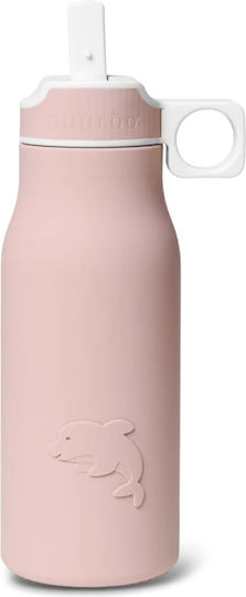 Nuuroo Pax Kids Water Bottle Silicone Pink 400ml