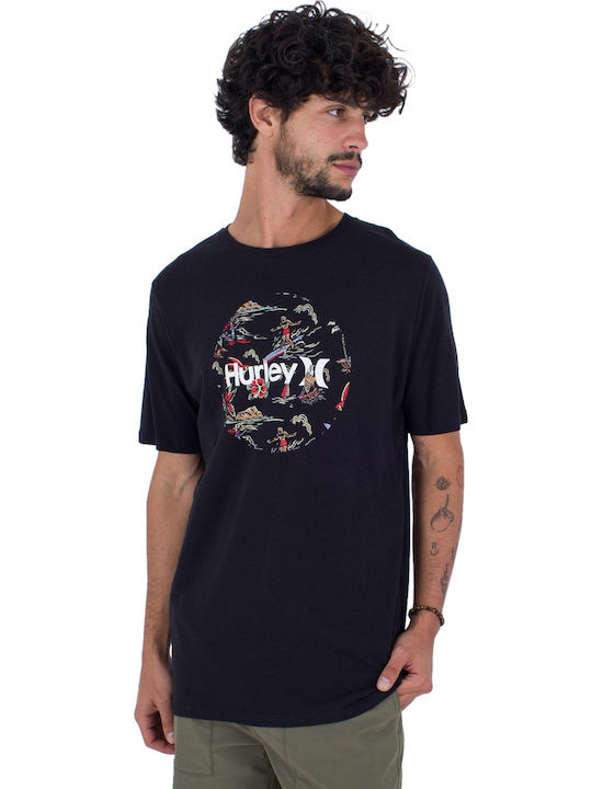 Hurley Men's Short Sleeve T-shirt Black