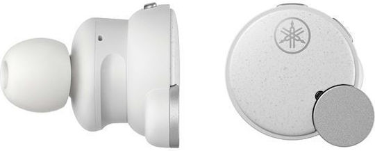 Yamaha TW-E7B In ear Bluetooth хендсфри Слушалки с Устойчивост на Пот и Кутийка за Зареждане Бял