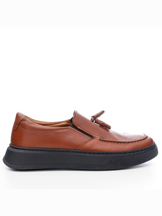 Antonio Shoes Δερμάτινα Ανδρικά Loafers Tabbac/Black