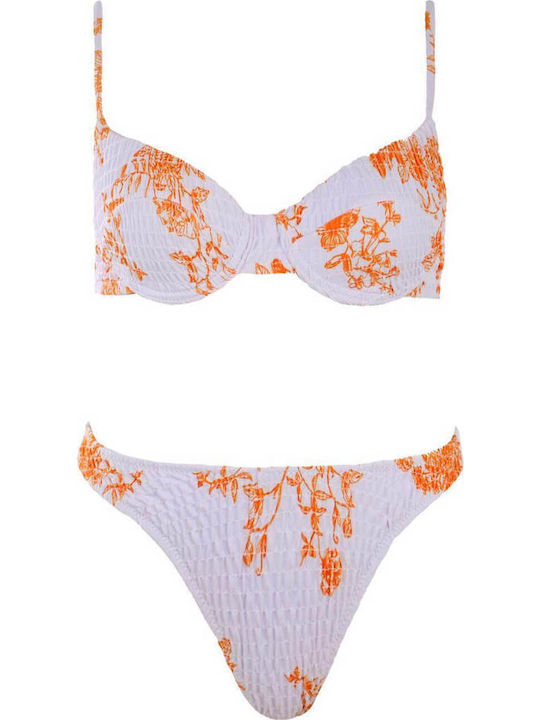 Gigi Set Bikini Brazil Λευκό