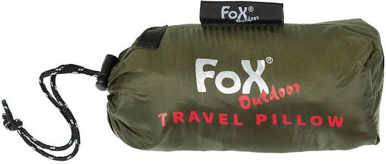 Fox Outdoor Travel Μαξιλαράκι Ταξιδίου Μαξιλαράκι Πολυεστερικό Πράσινο