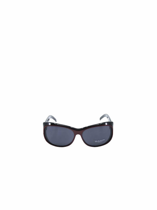 Gant Women's Sunglasses with Burgundy Plastic Frame and Black Lens EVANS BUBLK-3