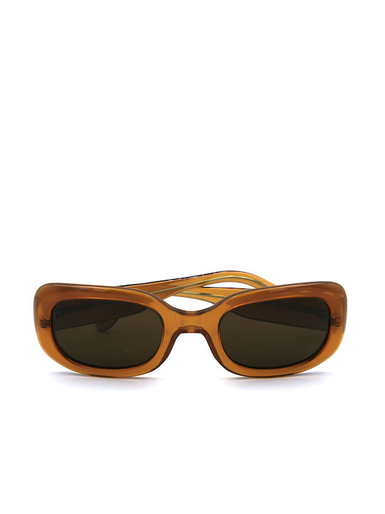 Swing Women's Sunglasses with Brown Plastic Frame and Brown Lens 533