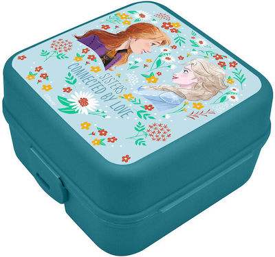 Kids Licensing Frozen Plastik Kinder Lebensmittelbehälter Gefroren Grün 13 x 13 x 8Stück