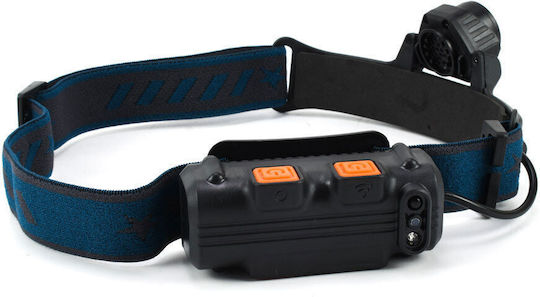 Rechargeable Headlamp LED IPX4 with Maximum Brightness 700lm Black