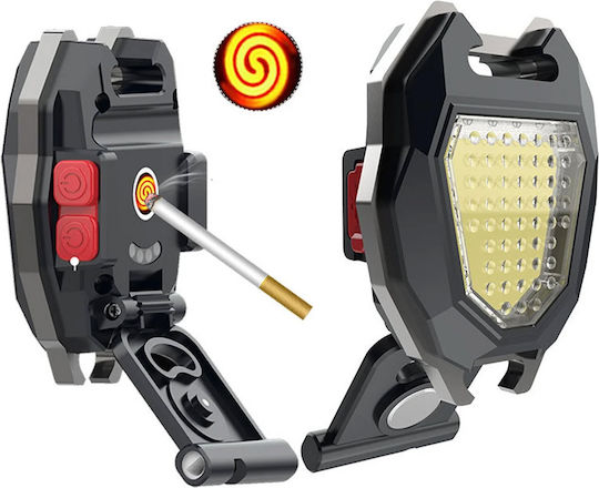 Factory Επαναφορτιζόμενος Φακός LED IPX4 με Μέγιστη Φωτεινότητα 1800lm