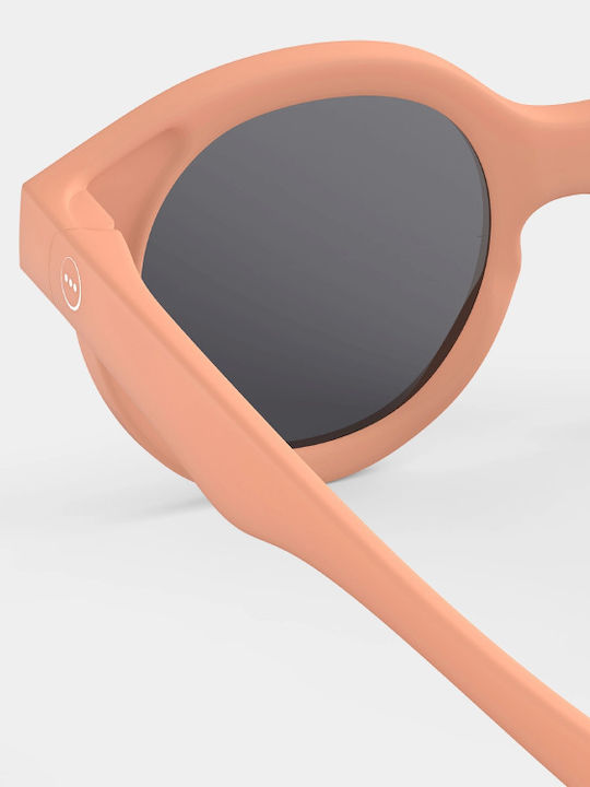 Izipizi #C Τετράγωνα Βρεφικά Γυαλιά Ηλίου με Polarized Φακό Apricot για 0-9 Μηνών