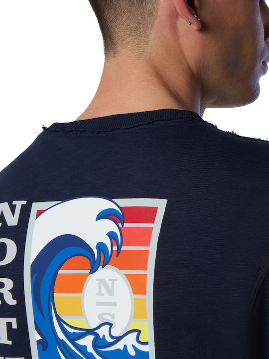 Sweatshirt mit Kapuze Blau