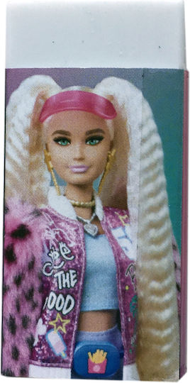 Gim Barbie Set de Papetărie pentru Copii cu Creion, Așcutitoare, Radieră, Caiet de Notițe, Riglă și Cutie pentru Creioane