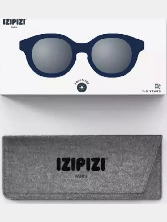 Izipizi Square Kids Sunglasses Denim Blue For 3-5 Years