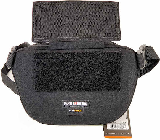 Pentagon Militärische Tasche Taille aus Cordura Schwarz