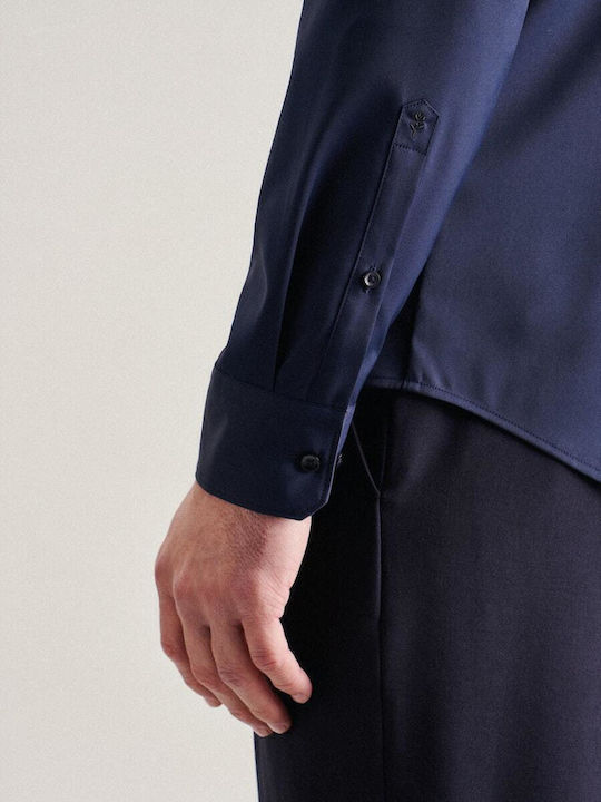 Long-sleeved Shirt Navy Blue