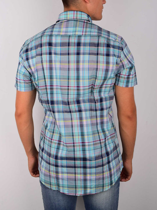 Barbour Men's Shirt Short Sleeve Checked Multicolour