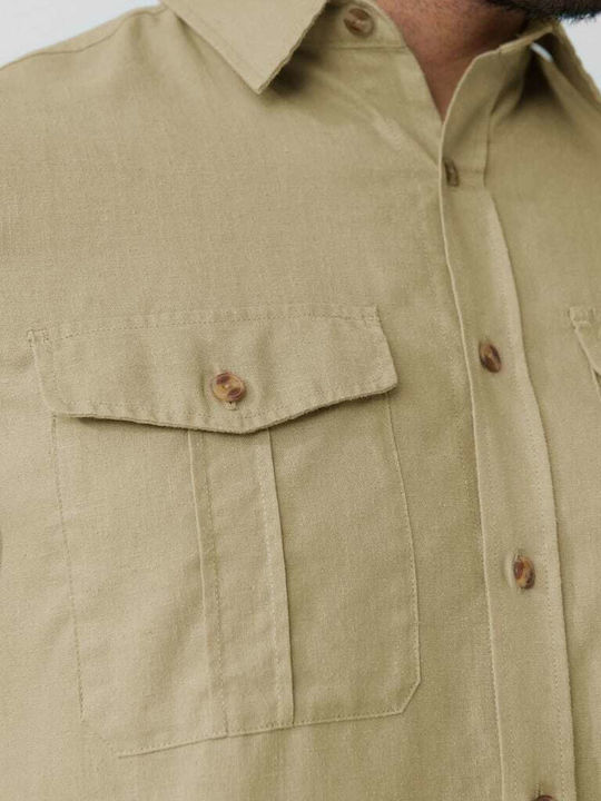 Long-sleeved Shirt Beige